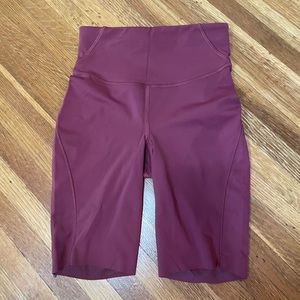 Lululemon Base Pace High-Rise Biker Shorts Size 2